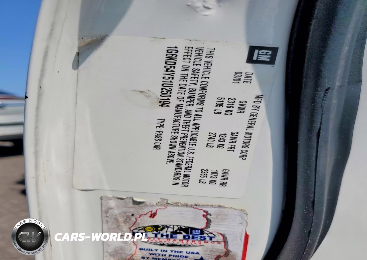 2001 Cadillac Deville VIN:1G6KD54Y51U250194 - 12