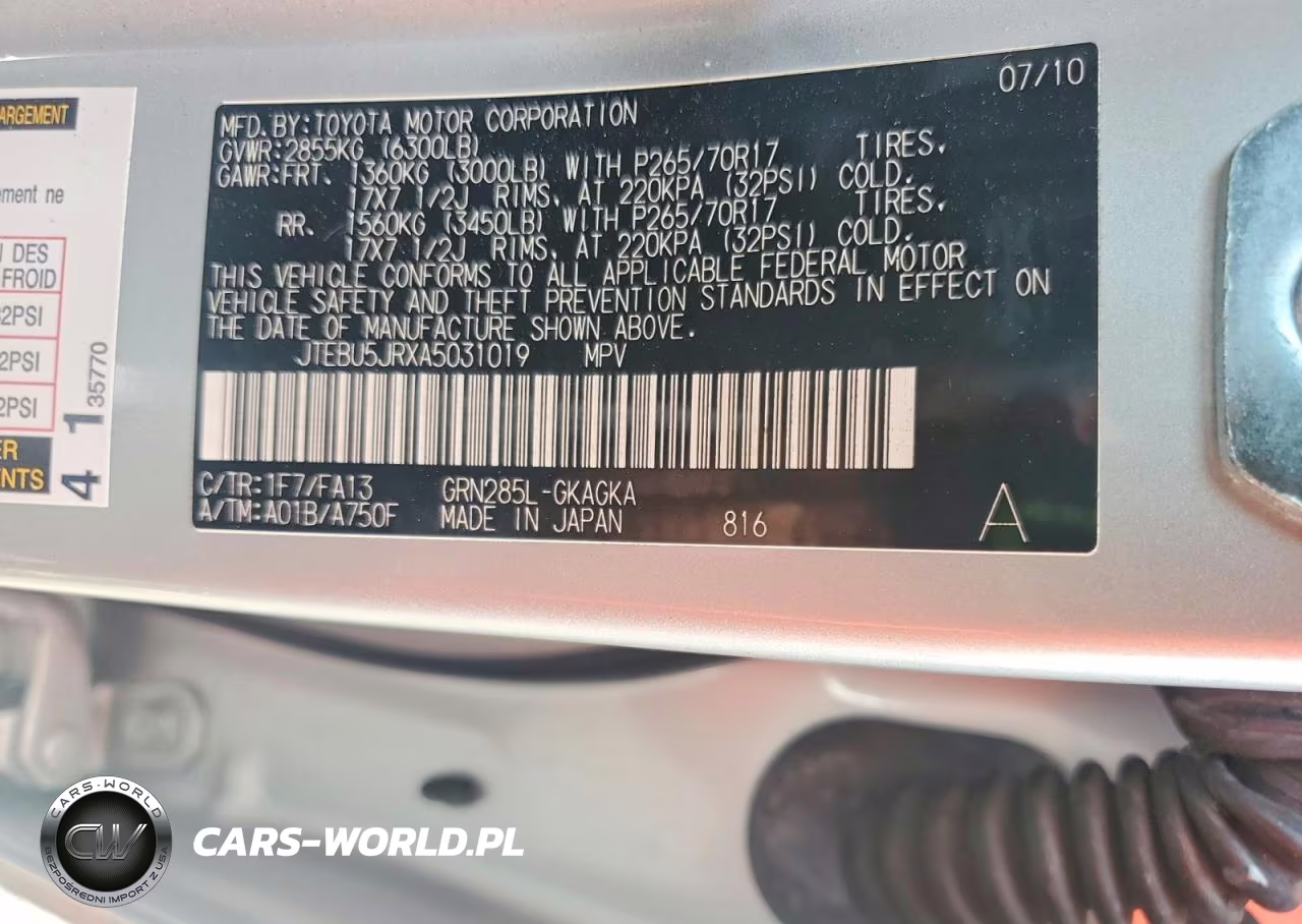 2010 Toyota 4Runner Trail VIN:JTEBU5JRXA5031019 - 14
