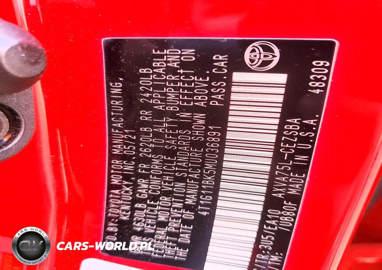 2021 Toyota Camry Se VIN:4T1G11BK5MU036891 - 12