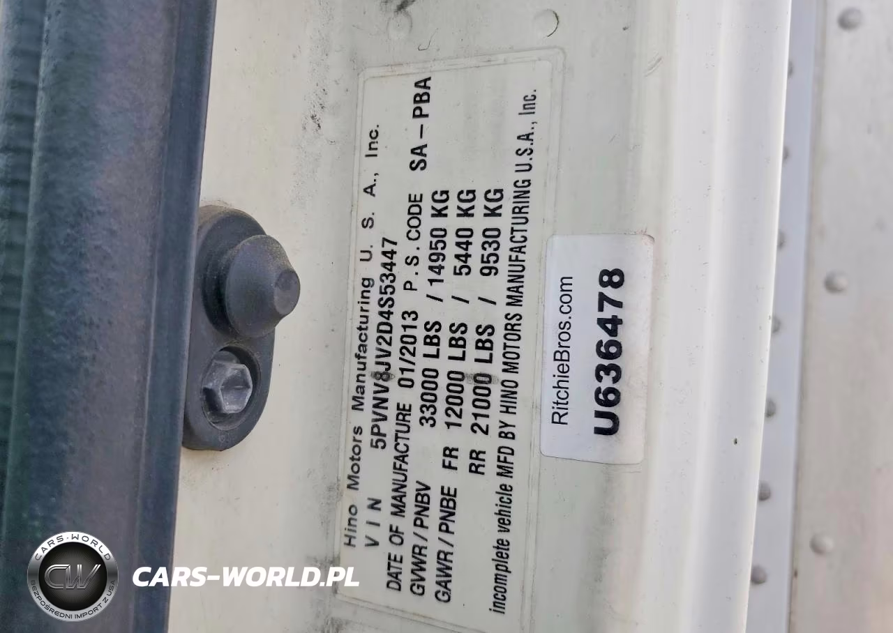 2013 Hino 195 Trucks VIN:5PVNV8JV2D4S53447 - 11