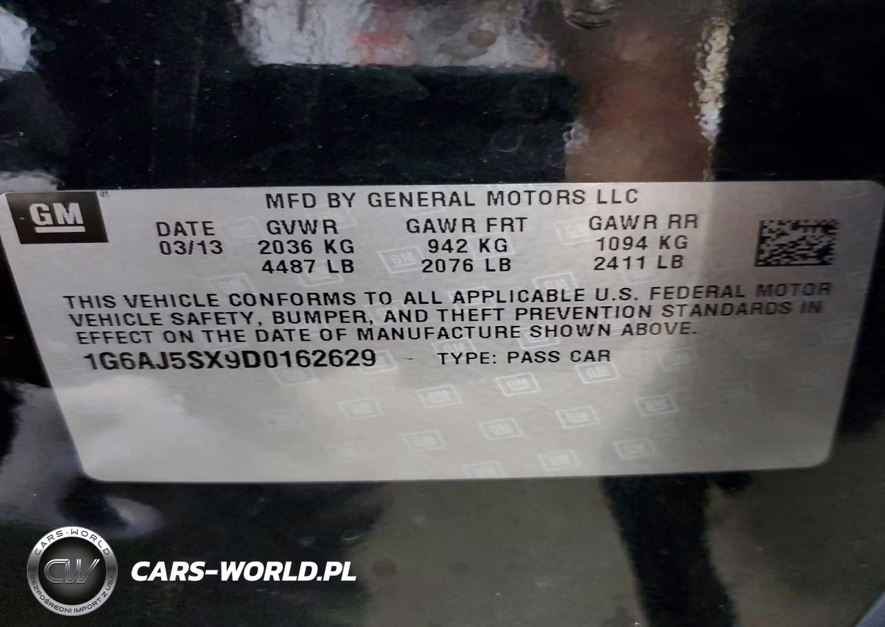 2013 Cadillac Ats Performance VIN:1G6AJ5SX9D0162629 - 13
