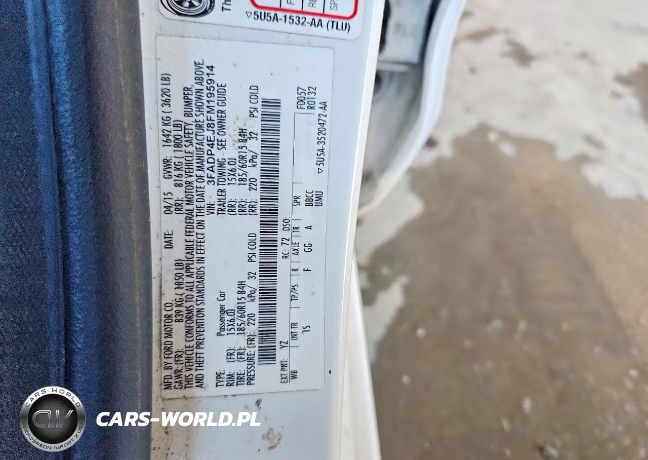 2015 Ford Fiesta Se VIN:3FADP4EJ8FM195914 - 12