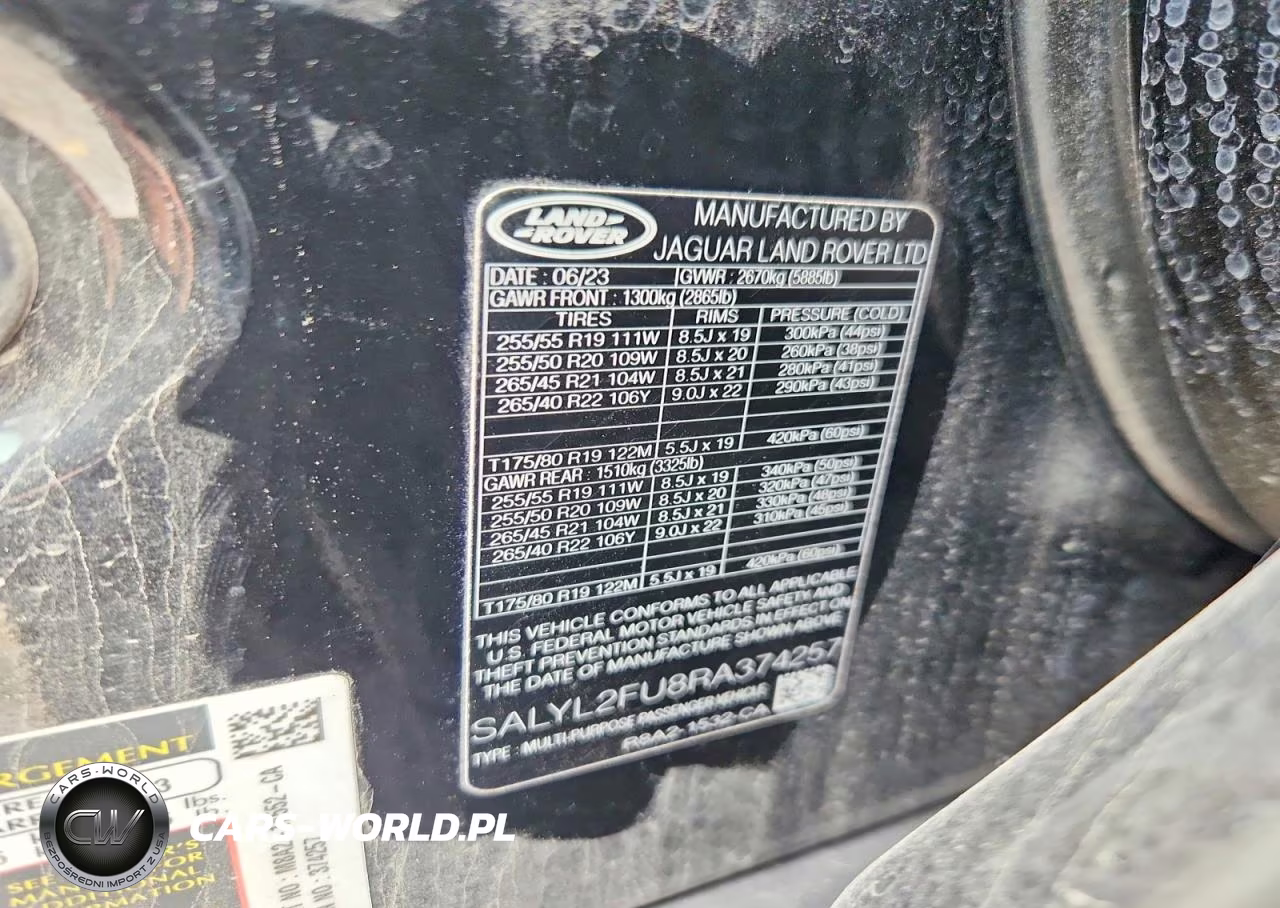 2024 Land Rover Range Rover Velar Dynamic Se VIN:SALYL2FU8RA374257 - 14