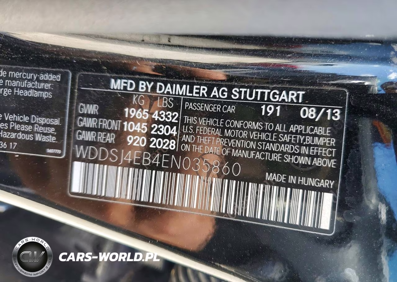 2014 Mercedes-Benz Cla 250 VIN:WDDSJ4EB4EN035860 - 13