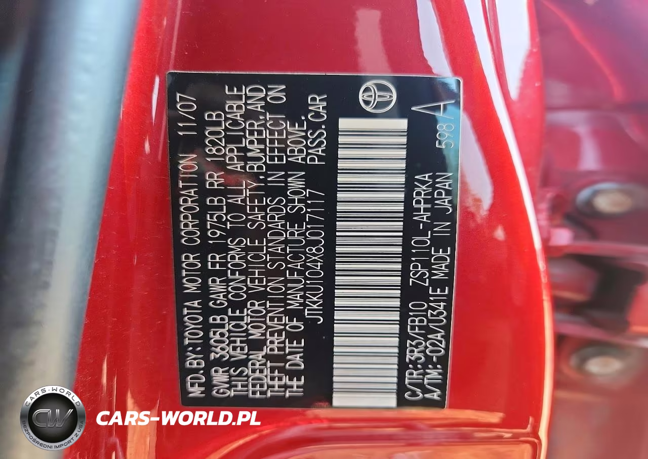 2008 Scion Xd Base VIN:JTKKU104X8J017117 - 12