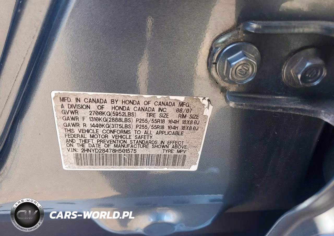2008 Acura Mdx Technology VIN:2HNYD28478H501575 - 13