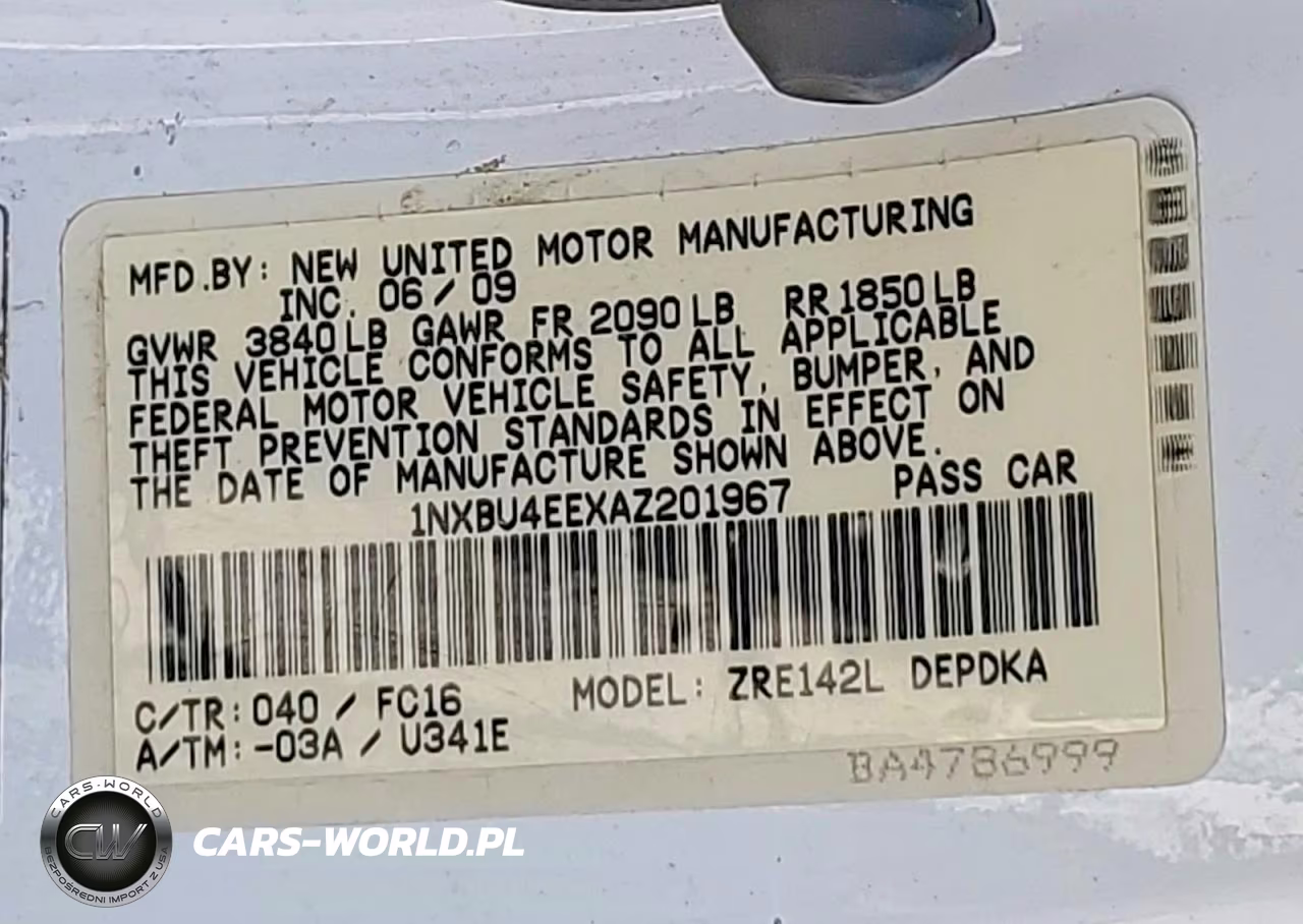 2010 Toyota Corolla Le VIN:1NXBU4EEXAZ201967 - 12