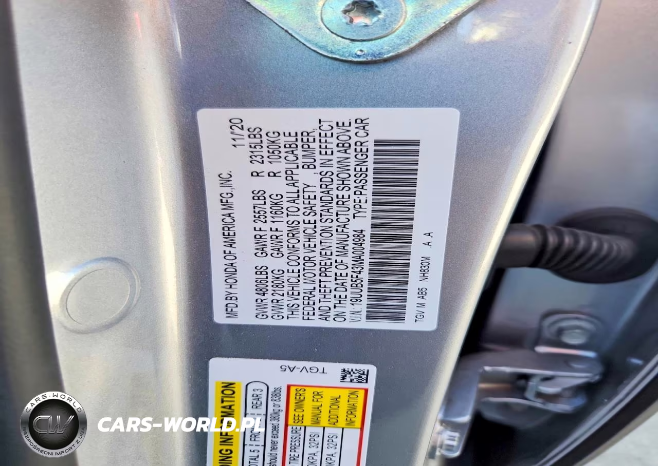 2021 Acura Tlx Technology VIN:19UUB5F43MA004984 - 12