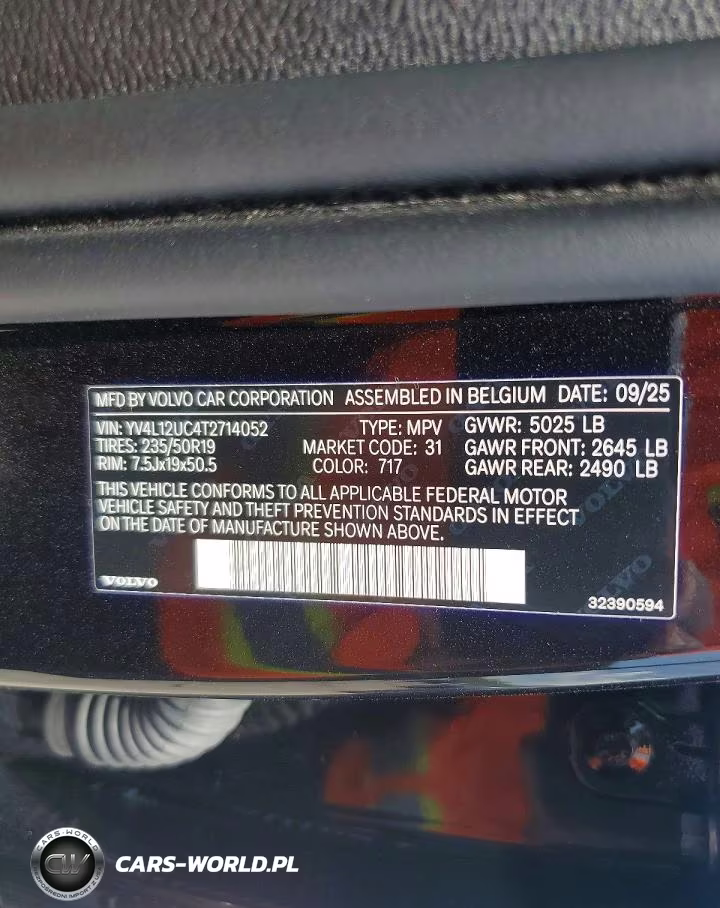 2026 Volvo Xc40 Plus VIN:YV4L12UC4T2714052 - 13