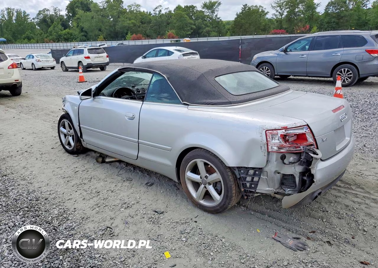 2007 Audi A4 3.2 Cabriolet Quattro VIN:WAUDH48H57K026200 - 2