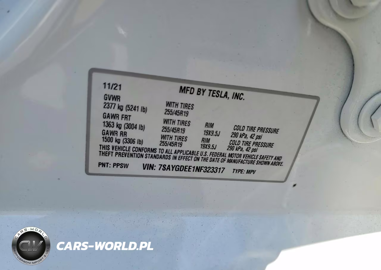 2022 Tesla Model Y VIN:7SAYGDEE1NF323317 - 14