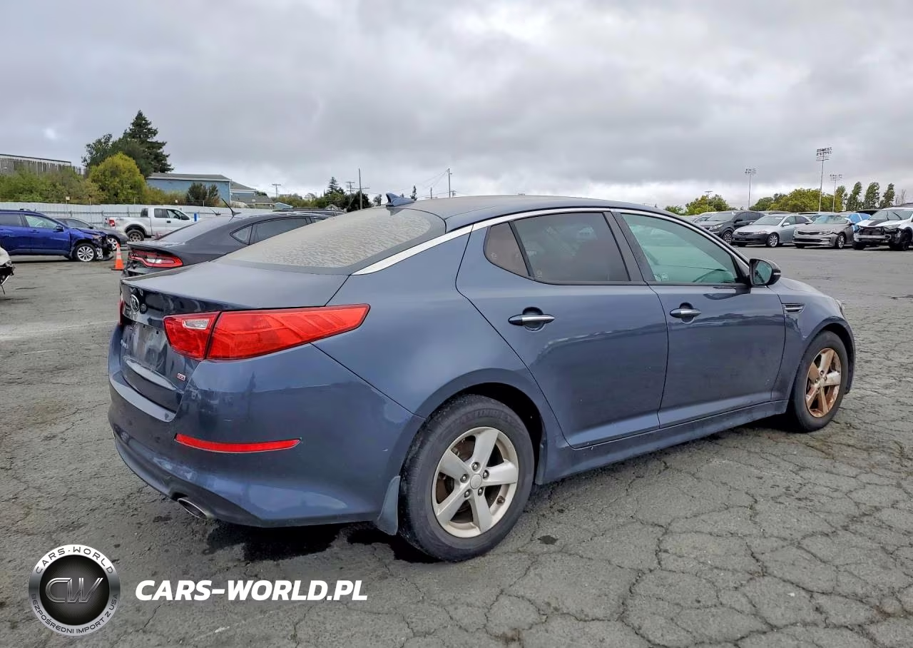 2015 Kia Optima Lx VIN:5XXGM4A71FG485844 - 3