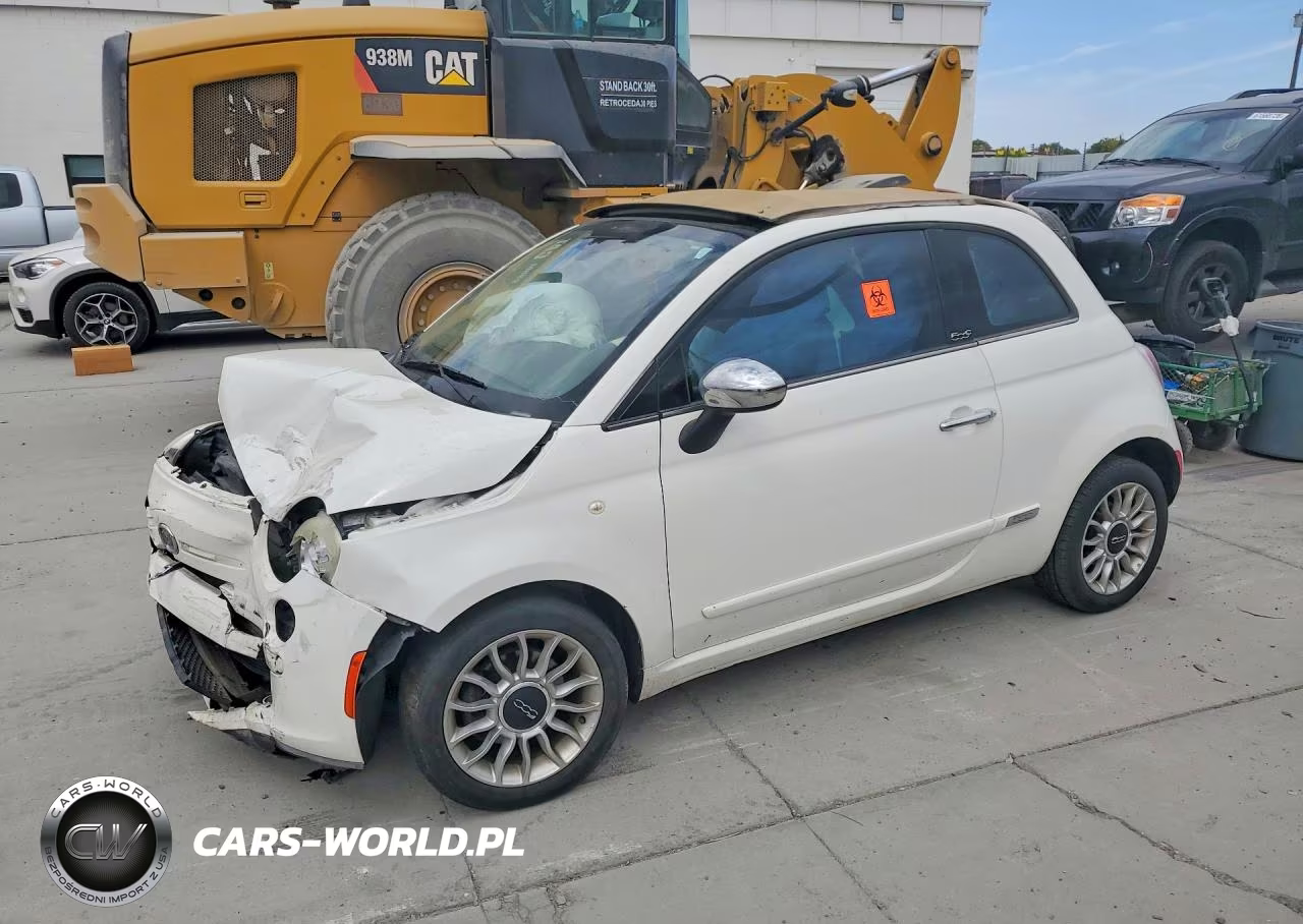 2012 Fiat 500 Lounge VIN:3C3CFFER9CT347957 - 1