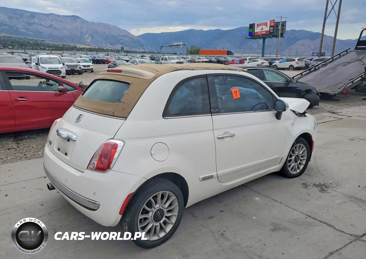 2012 Fiat 500 Lounge VIN:3C3CFFER9CT347957 - 3