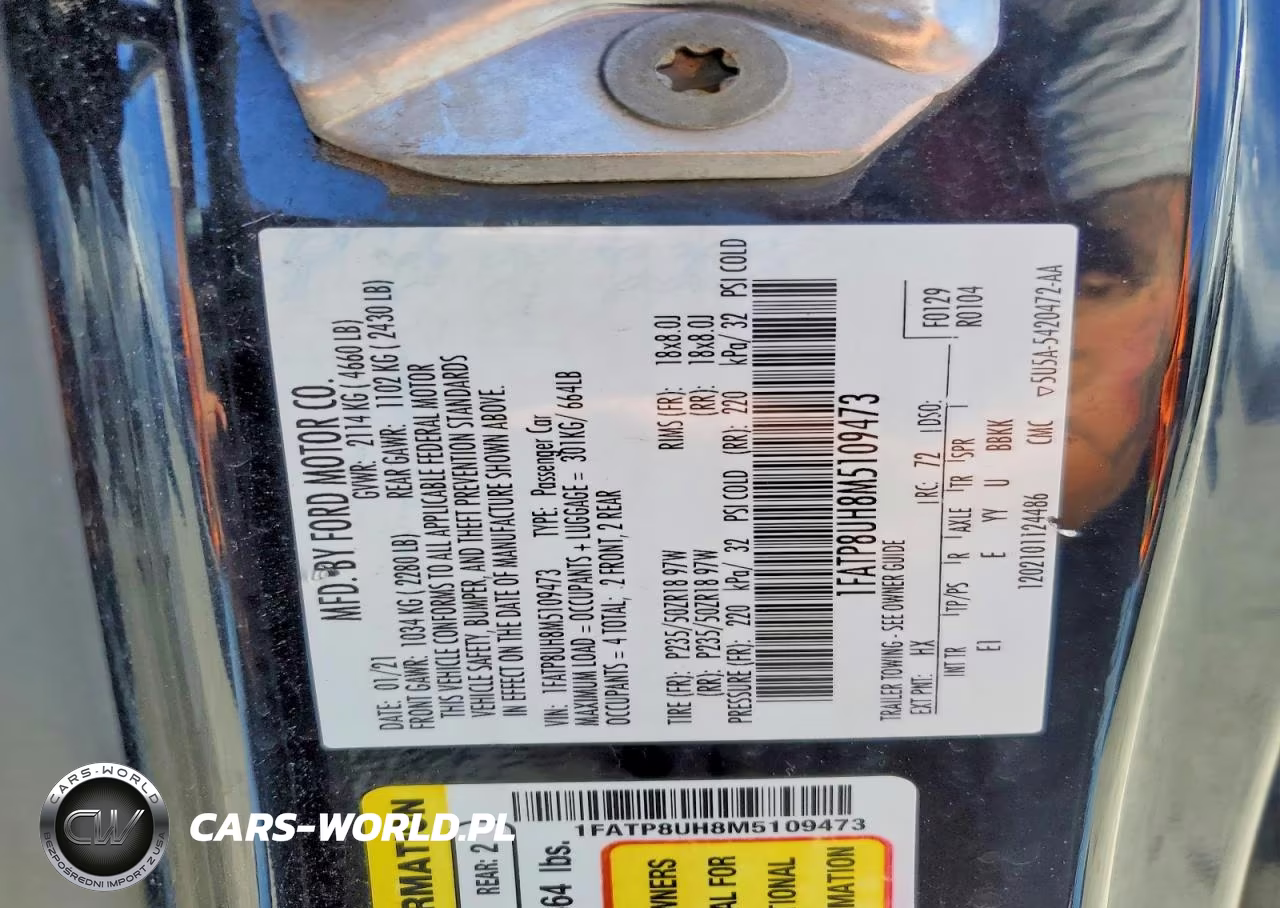 2021 Ford Mustang VIN:1FATP8UH8M5109473 - 13