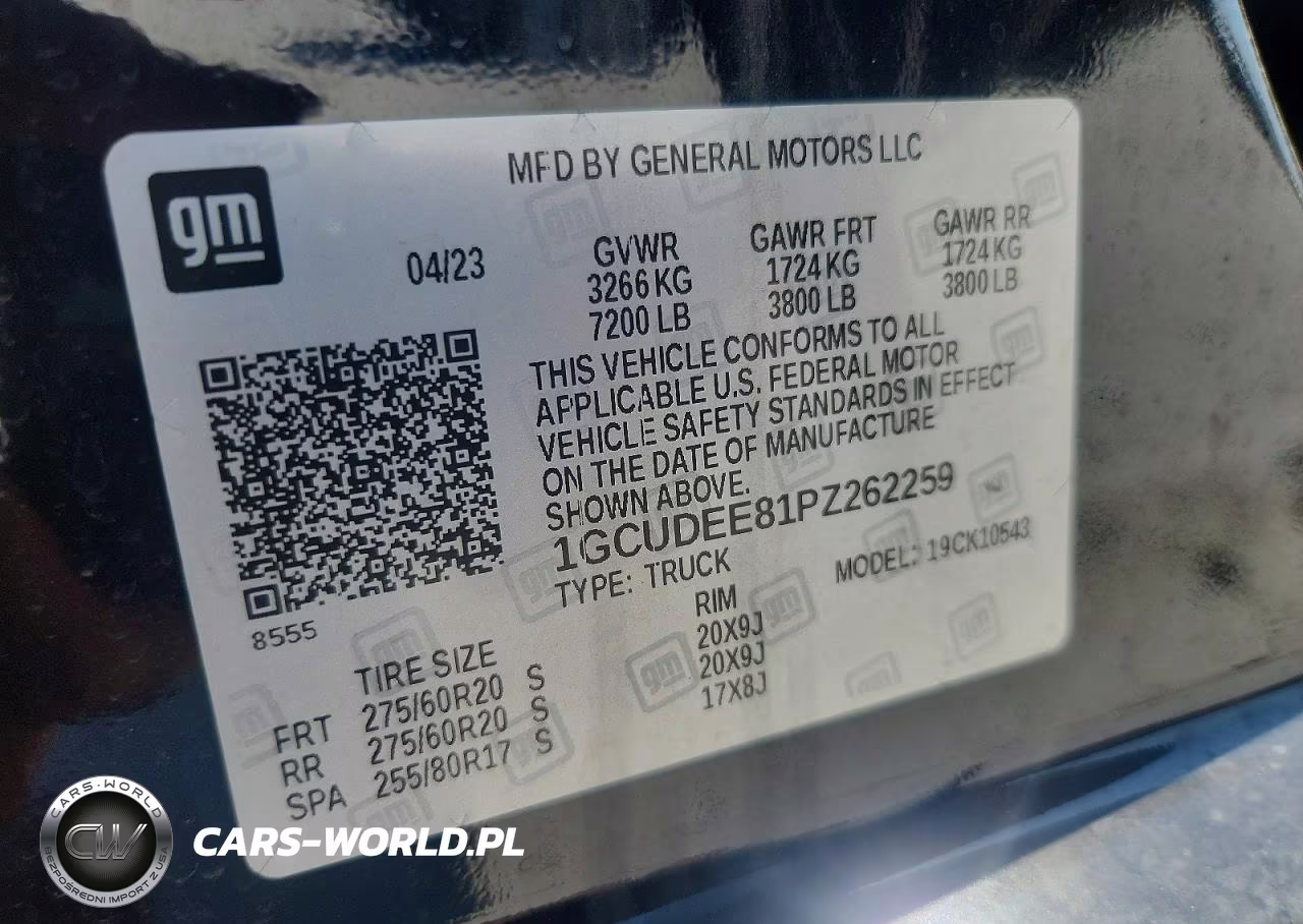 2023 Chevrolet Silverado K1500 Rst VIN:1GCUDEE81PZ262259 - 12