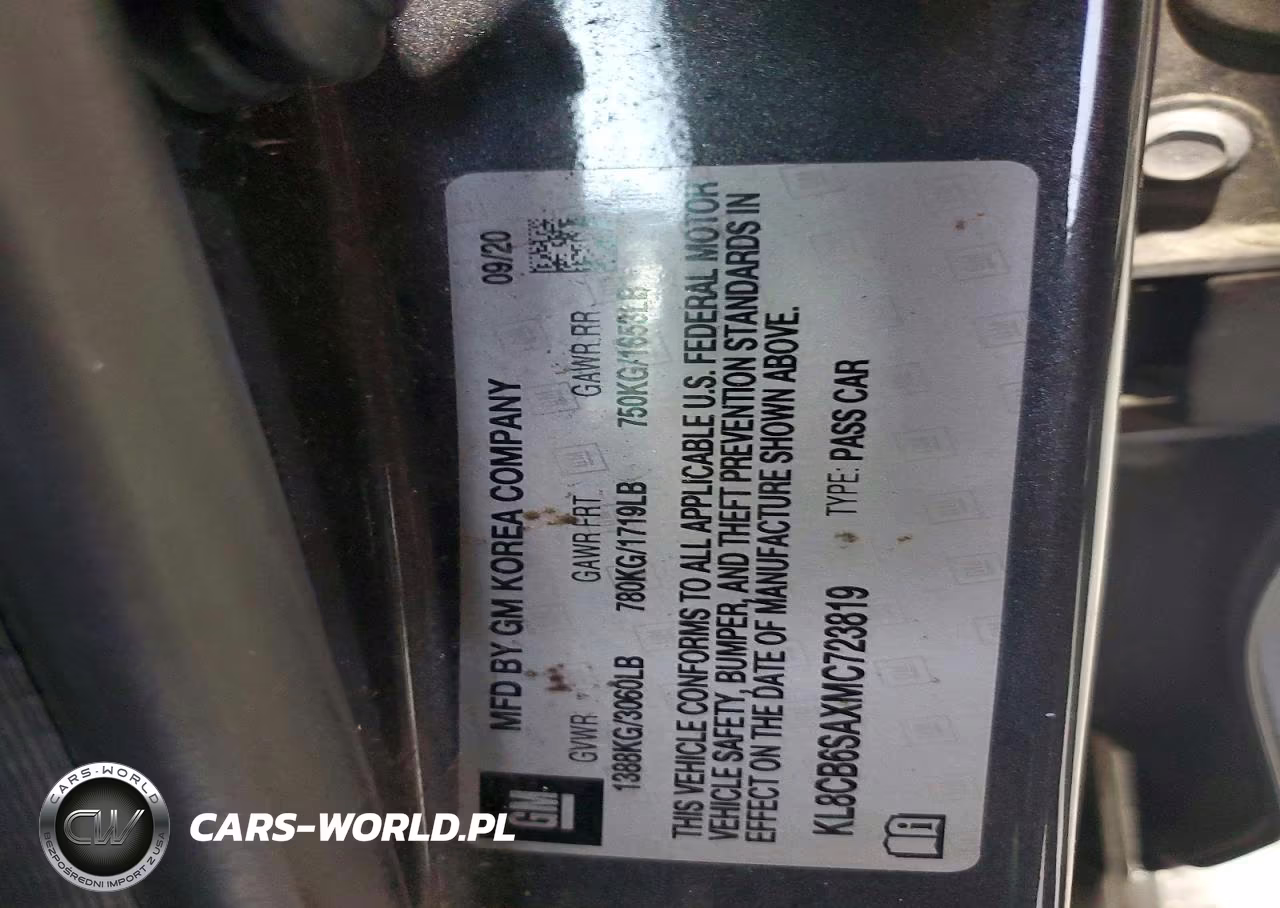 2021 Chevrolet Spark Ls VIN:KL8CB6SAXMC723819 - 12