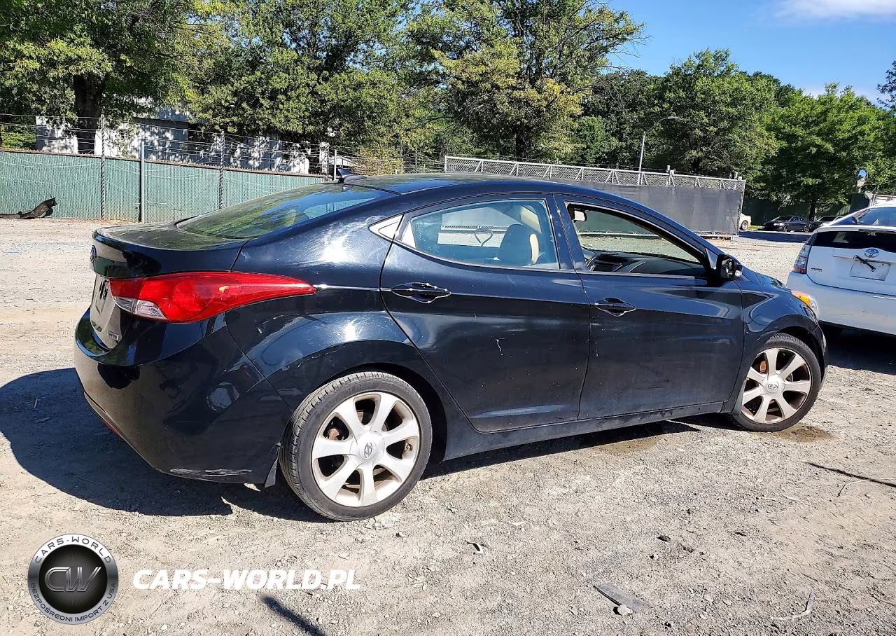 2013 Hyundai Elantra Limited VIN:5NPDH4AE9DH192765 - 3