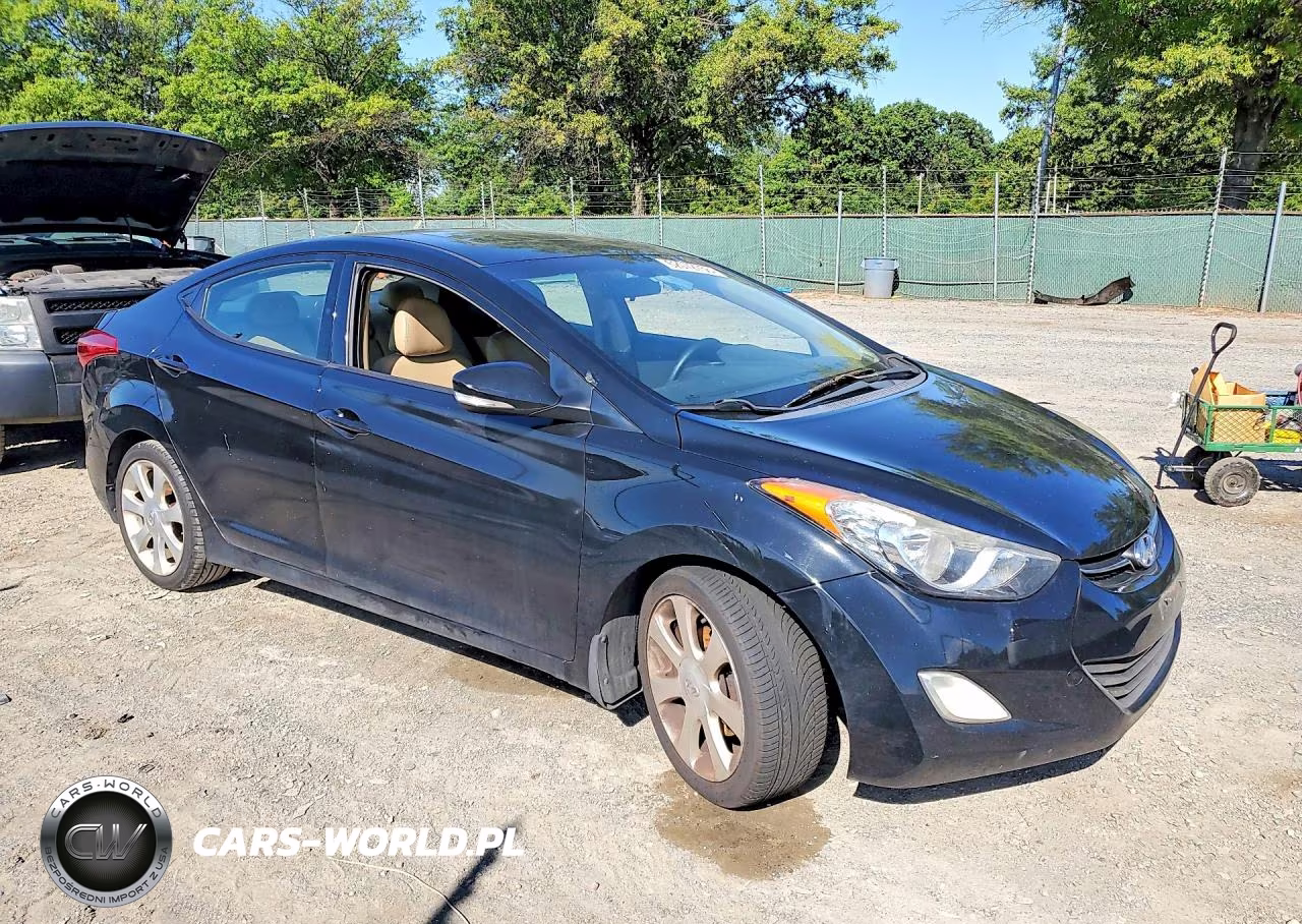 2013 Hyundai Elantra Limited VIN:5NPDH4AE9DH192765 - 4
