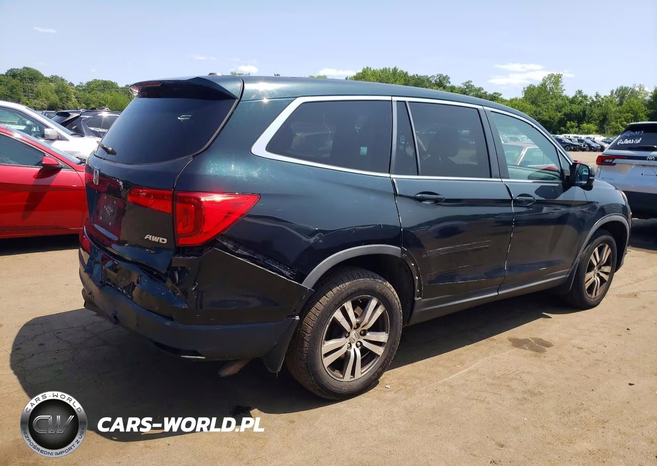 2016 Honda Pilot Exl VIN:5FNYF6H59GB040657 - 3
