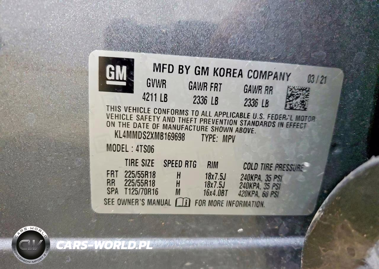 2021 Buick Encore Gx Select VIN:KL4MMDS2XMB169698 - 12