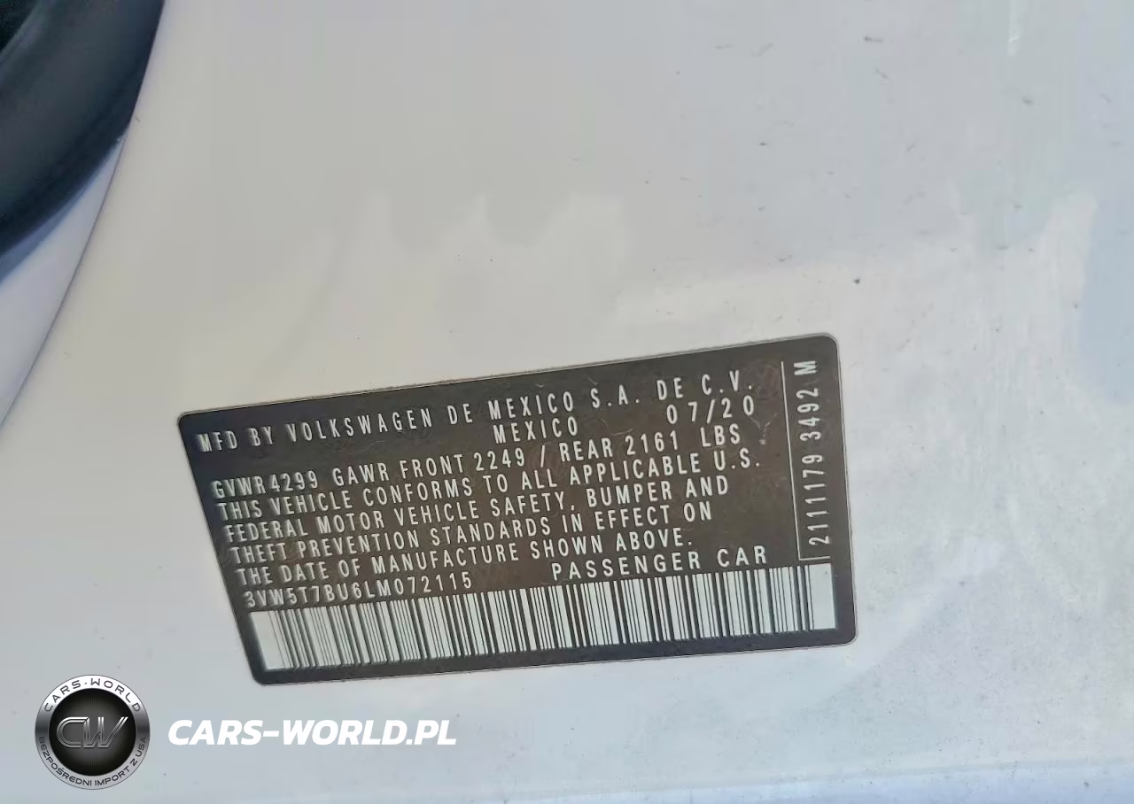 2020 Volkswagen Jetta Gli VIN:3VW5T7BU6LM072115 - 12