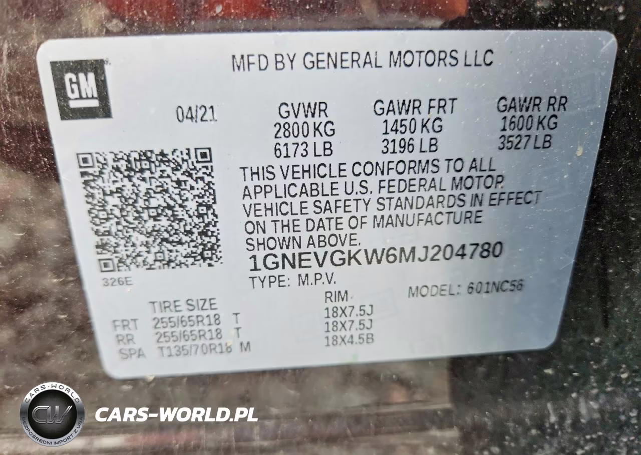 2021 Chevrolet Traverse Lt VIN:1GNEVGKW6MJ204780 - 13