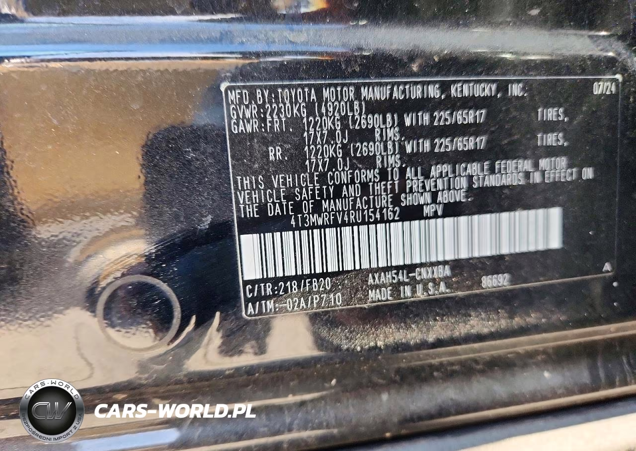 2024 Toyota Rav4 Hybrid Le VIN:4T3MWRFV4RU154162 - 13