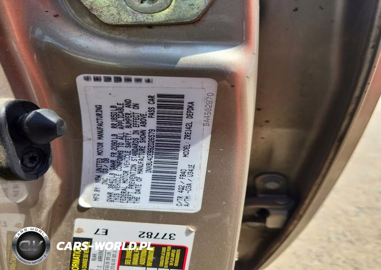 2009 Toyota Corolla Base VIN:1NXBU40E99Z026579 - 12