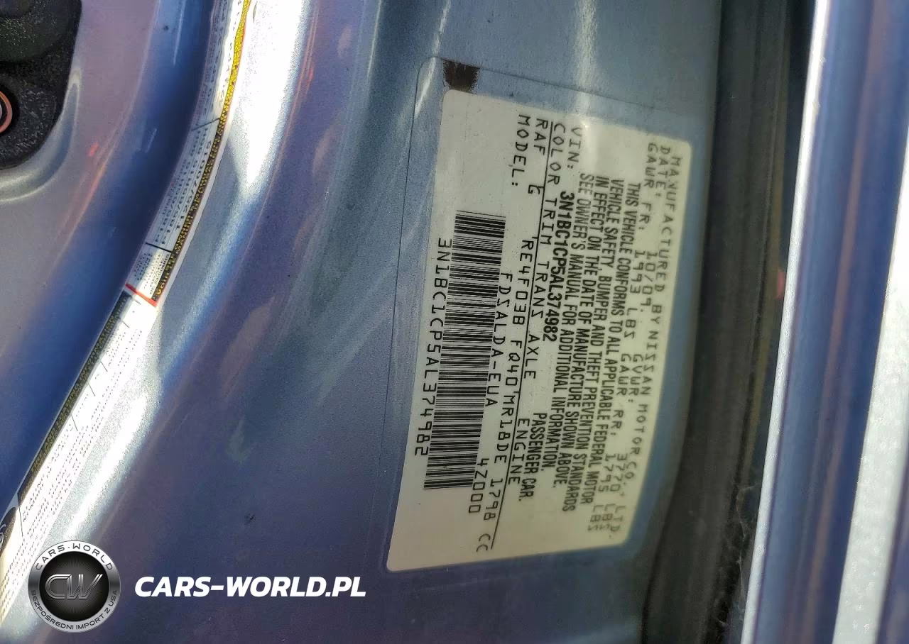 2010 Nissan Versa 1.8 S VIN:3N1BC1CP5AL374982 - 13
