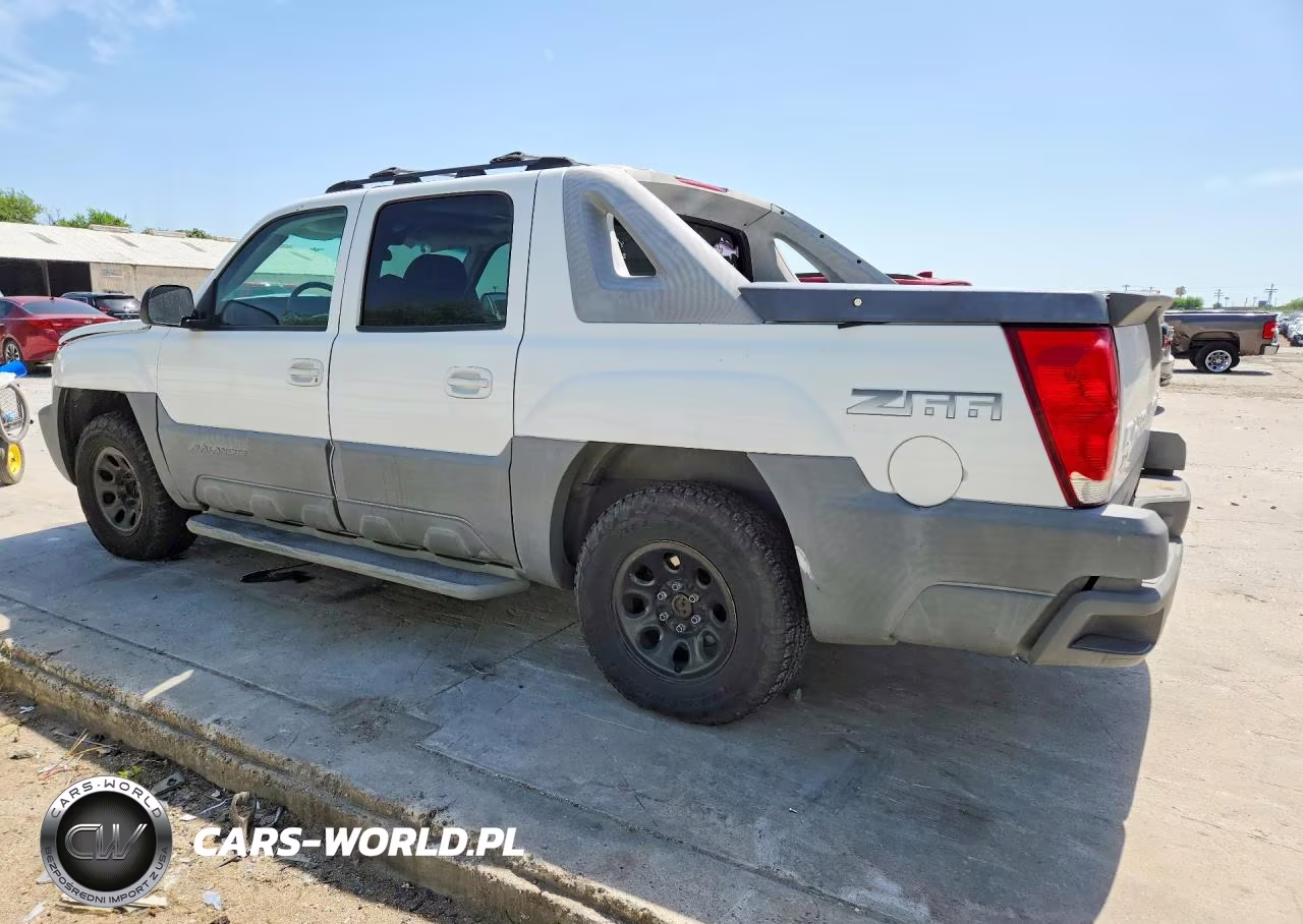 2002 Chevrolet Avalanche C1500 VIN:3GNEC13T42G289527 - 2