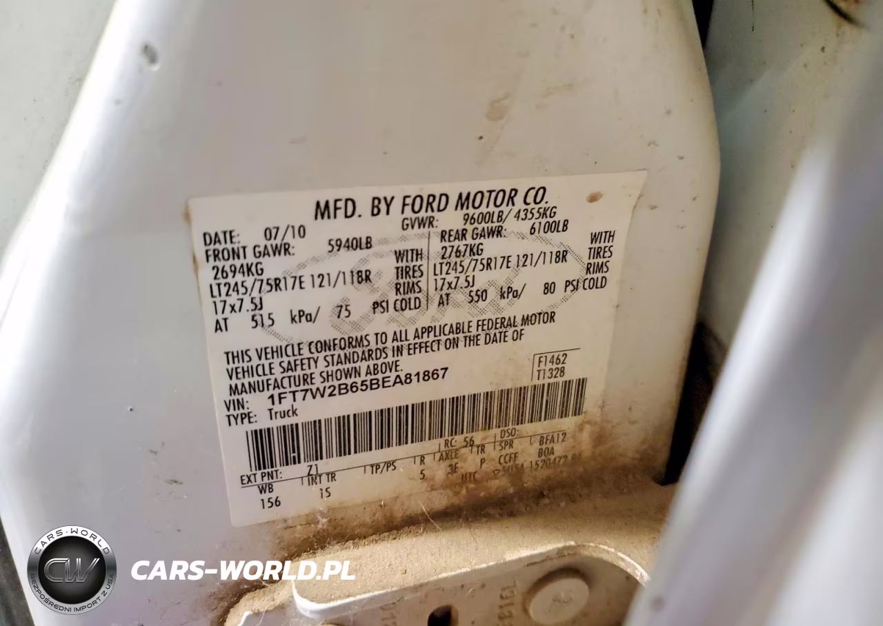 2011 Ford F250 Super Duty VIN:1FT7W2B65BEA81867 - 13