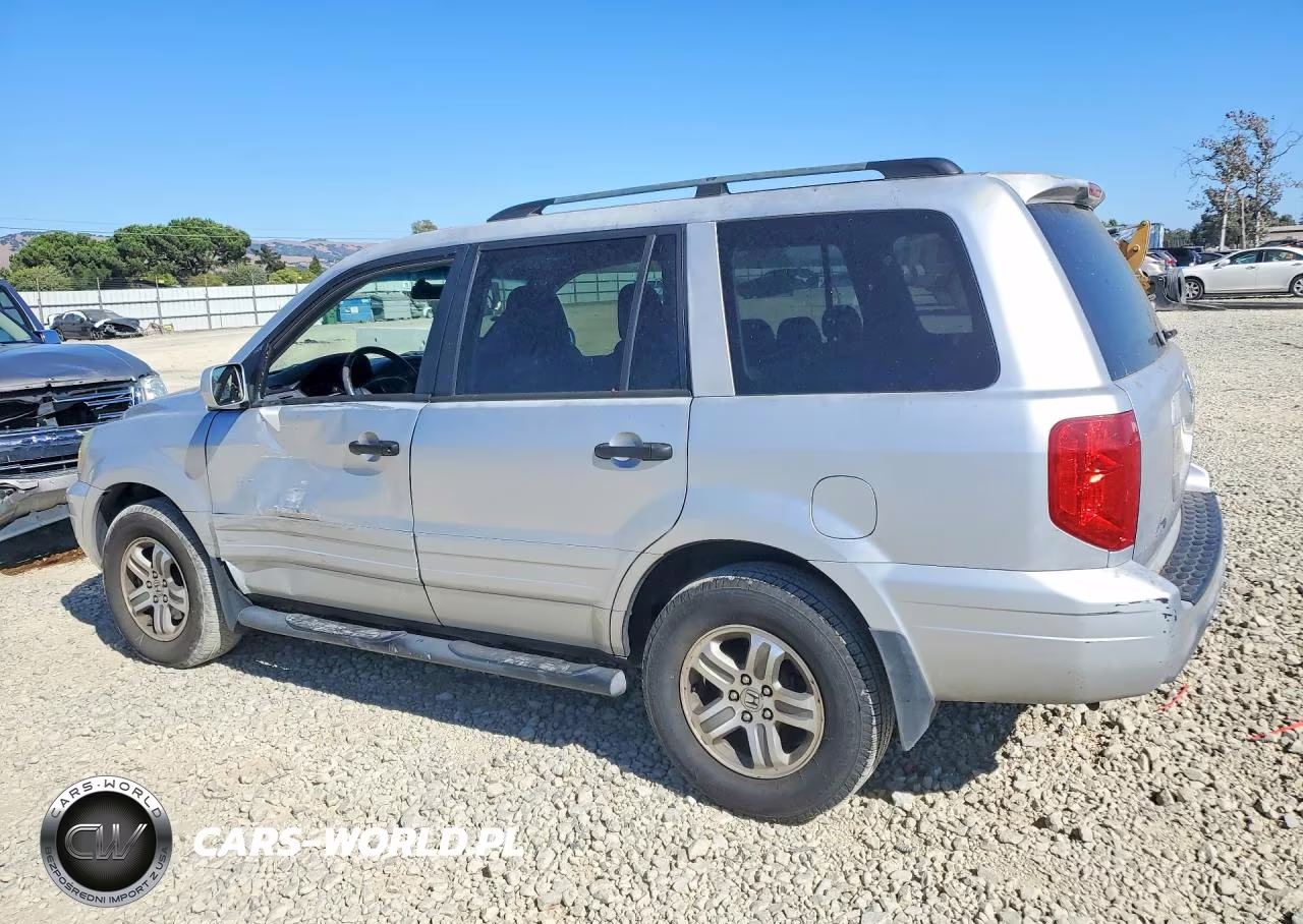 2003 Honda Pilot Exl VIN:2HKYF18553H571983 - 2