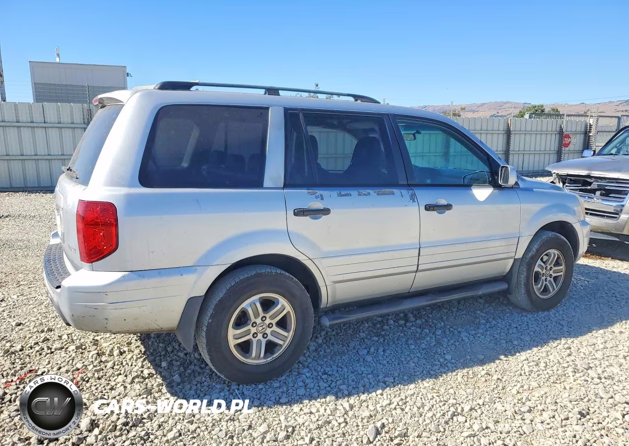 2003 Honda Pilot Exl VIN:2HKYF18553H571983 - 3