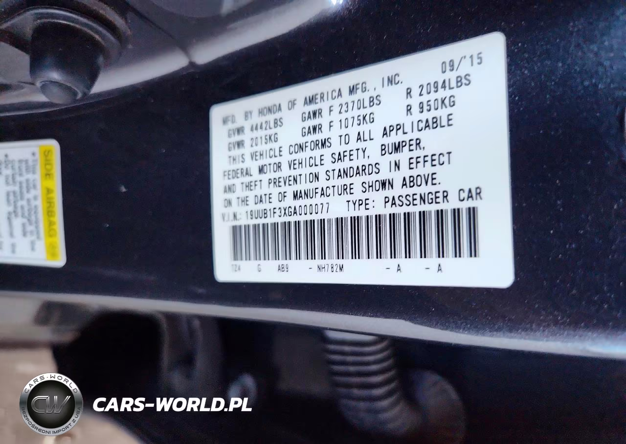 2016 Acura Tlx VIN:19UUB1F3XGA000077 - 13