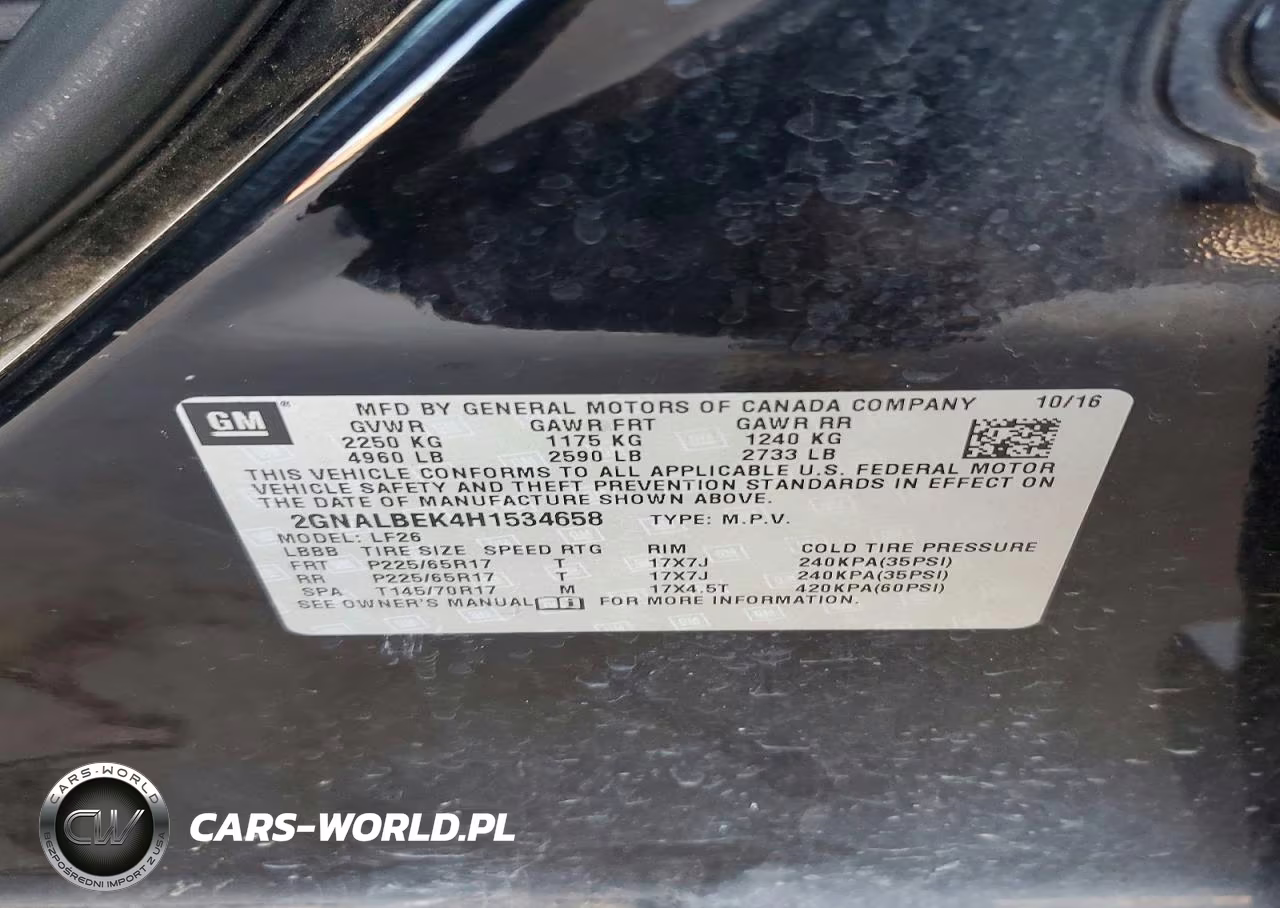 2017 Chevrolet Equinox Ls VIN:2GNALBEK4H1534658 - 13