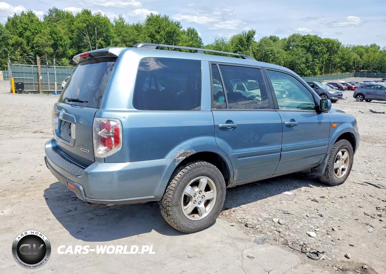 2007 Honda Pilot Ex VIN:2HKYF18467H528864 - 3