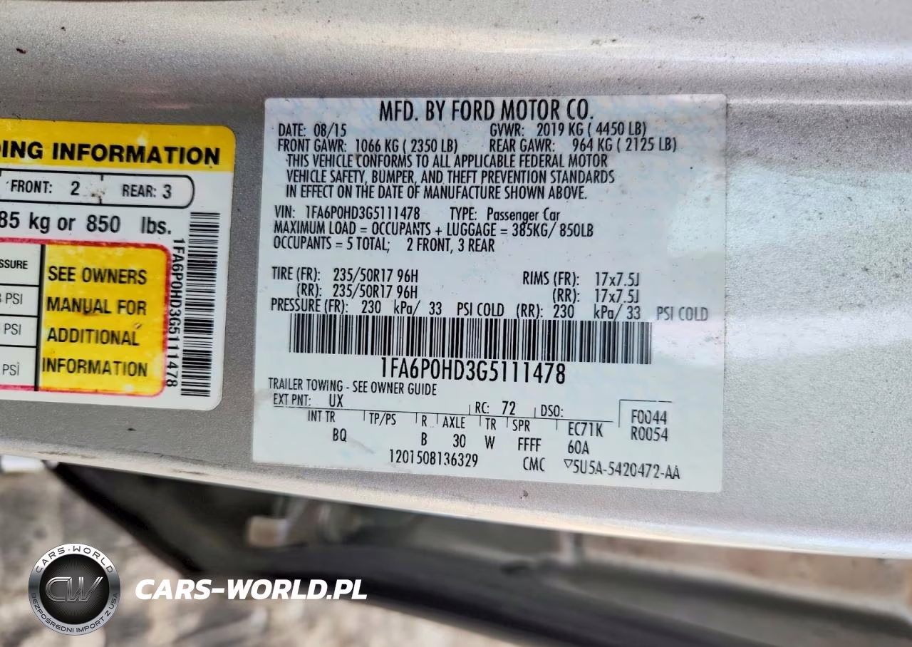 2016 Ford Fusion Se VIN:1FA6P0HD3G5111478 - 12