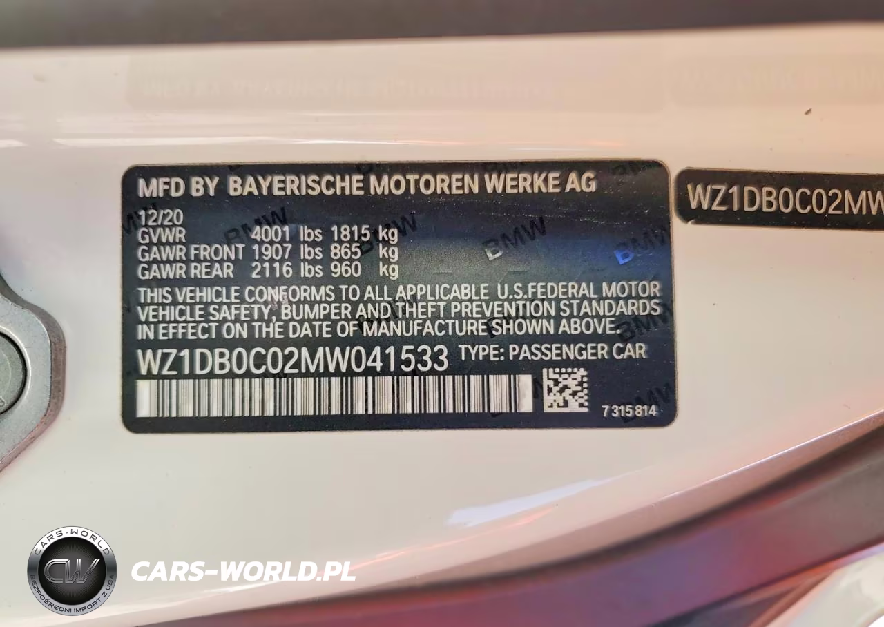 2021 Toyota Gr Supra 3.0 Premium VIN:WZ1DB0C02MW041533 - 12