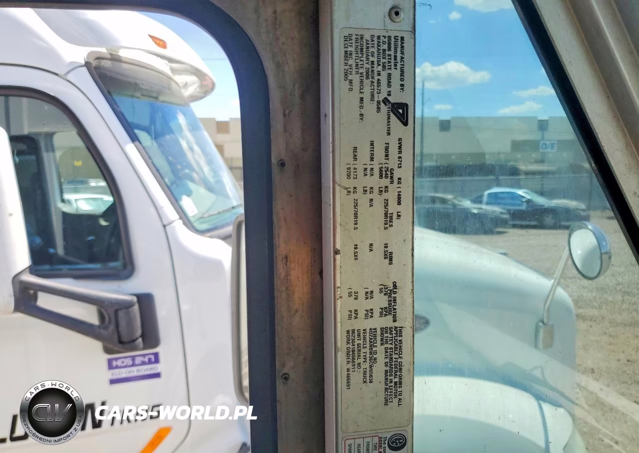 2006 Freightliner Mt45G Chassis Delivery Truck VIN:4UZAANBW36CW65638 - 13