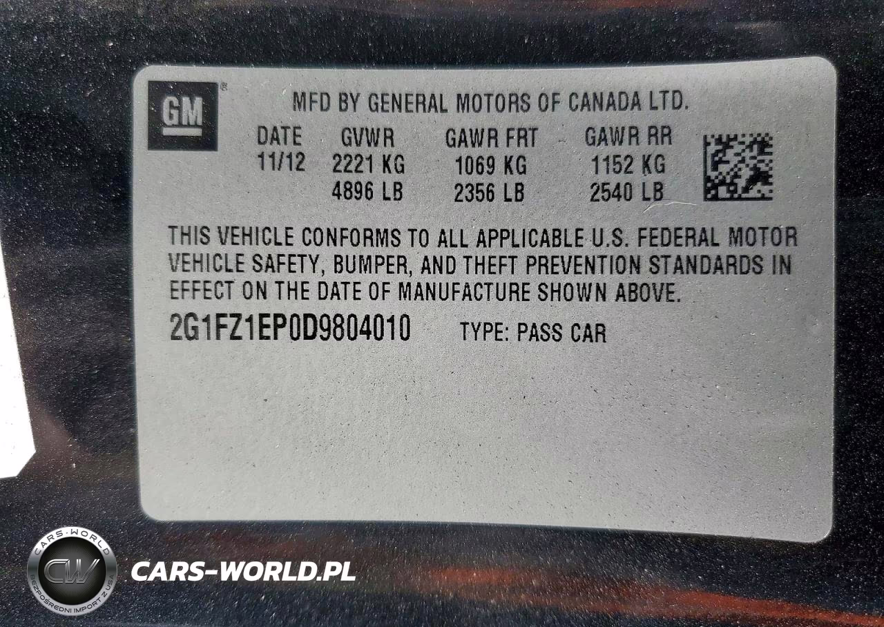 2013 Chevrolet Camaro Zl1 VIN:2G1FZ1EP0D9804010 - 13