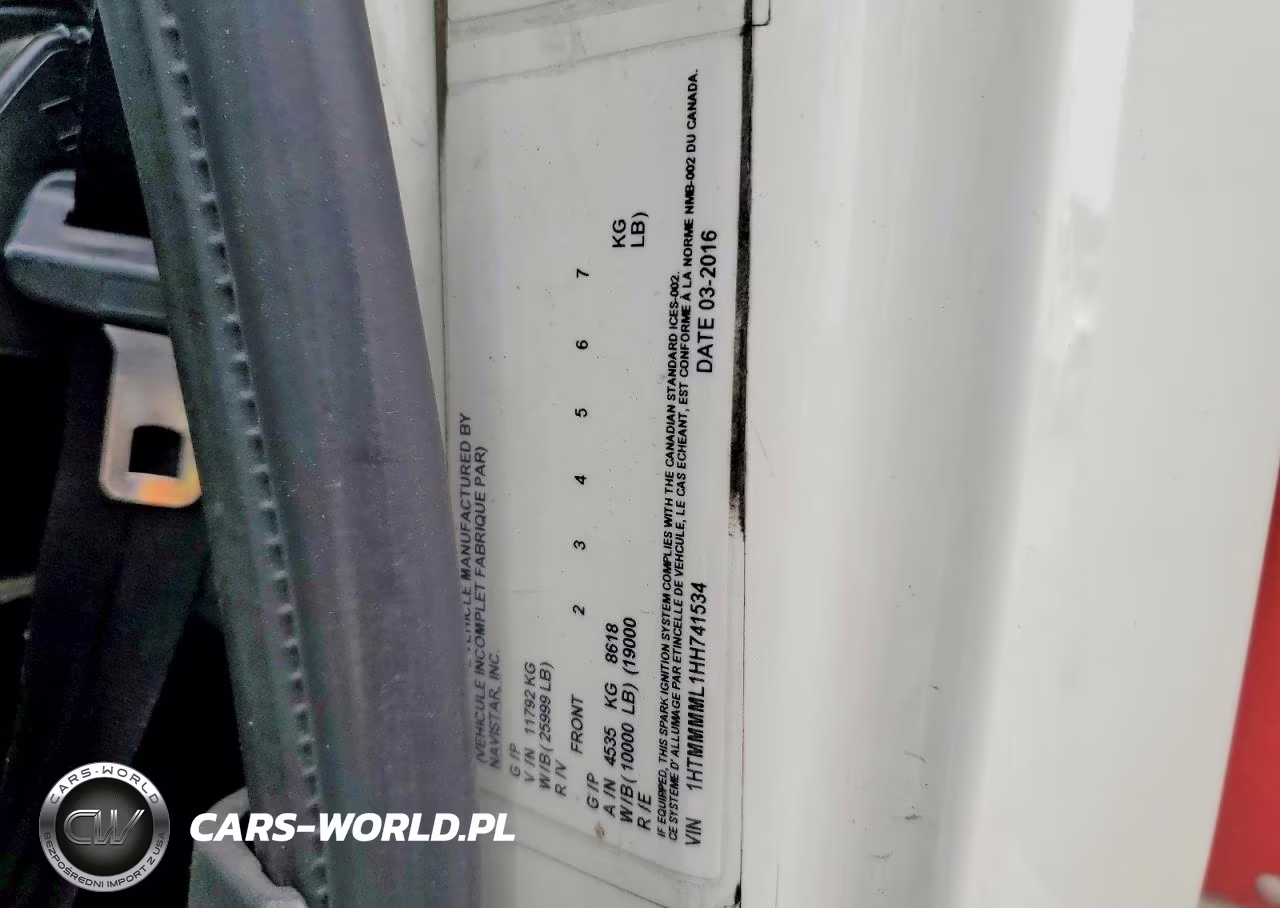 2017 International Durastar 4300 Trucks VIN:1HTMMMML1HH741534 - 12