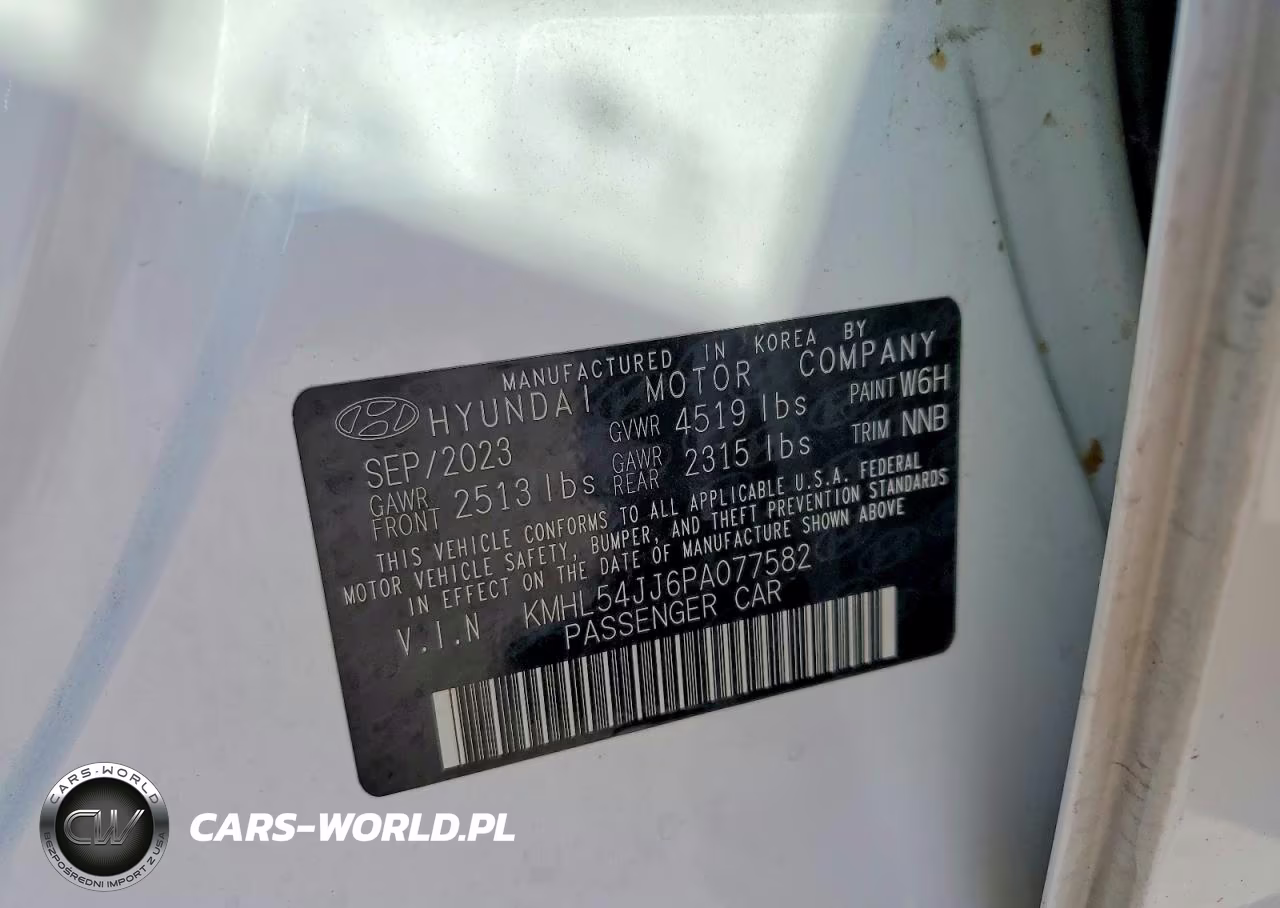 2023 Hyundai Sonata Hybrid Limited VIN:KMHL54JJ6PA077582 - 12