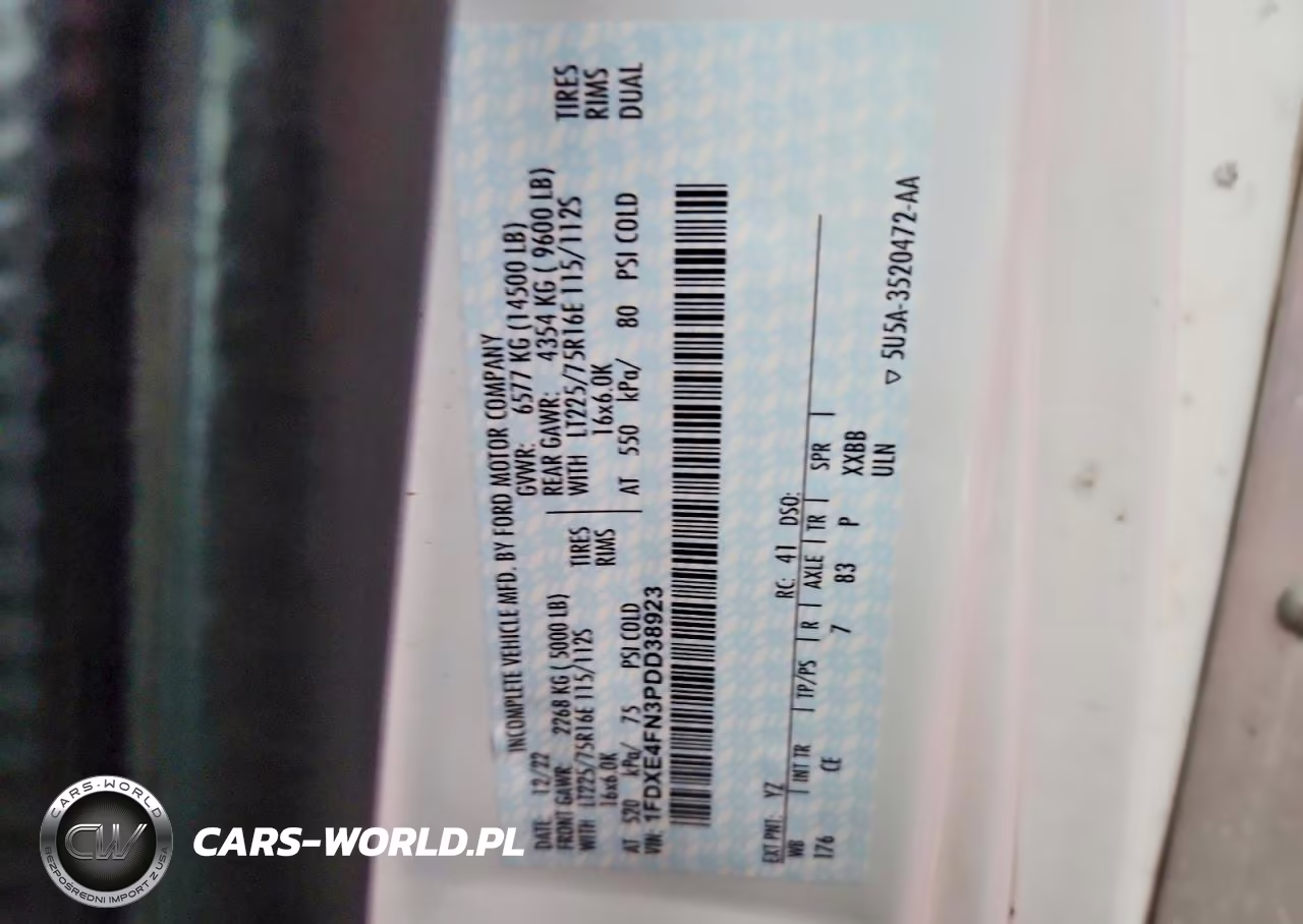 2023 Ford E450 Box Truck VIN:1FDXE4FN3PDD38923 - 13
