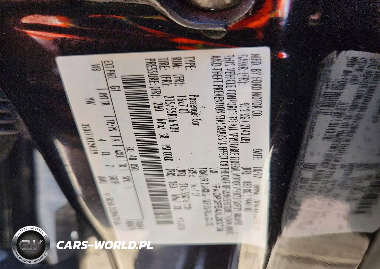 2018 Ford Focus Se VIN:1FADP3FE4JL203738 - 12