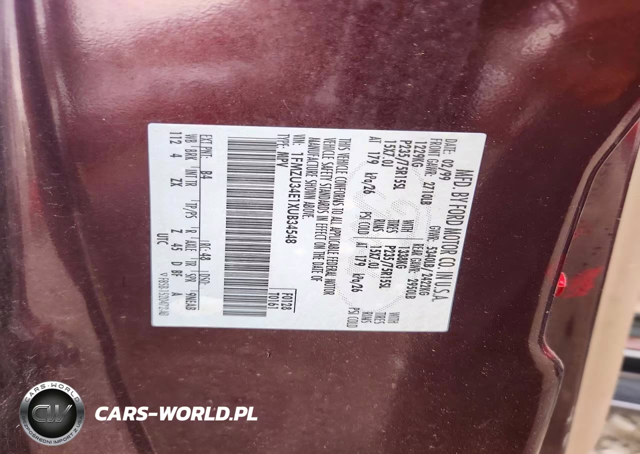 1999 Ford Explorer VIN:1FMZU34E1XUB34548 - 13