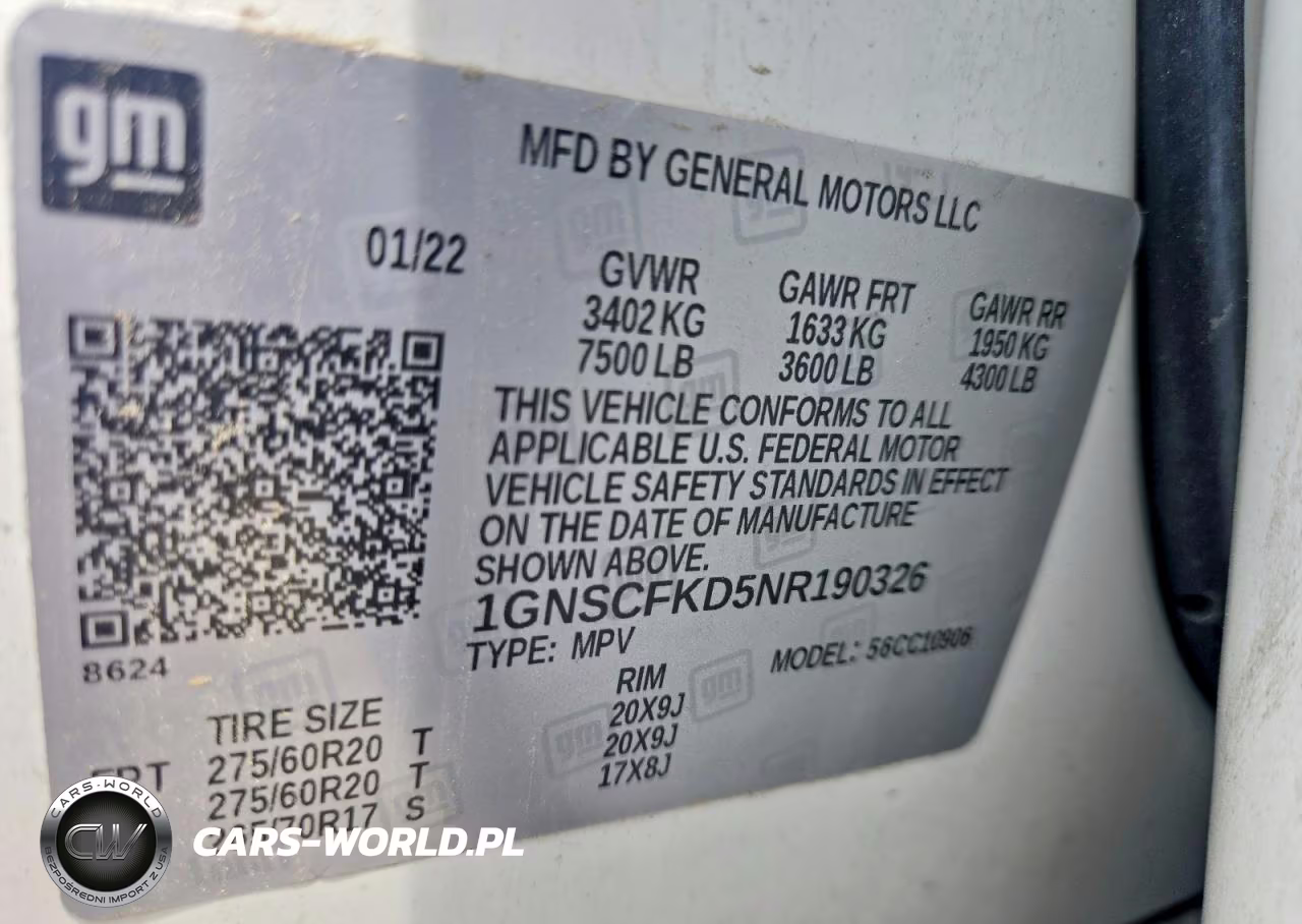 2022 Chevrolet Suburban 2Wd Premier VIN:1GNSCFKD5NR190326 - 13
