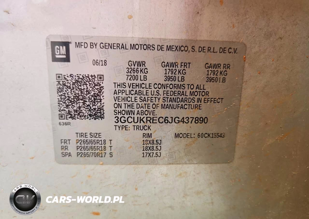 2018 Chevrolet Silverado K1500 Lt VIN:3GCUKREC6JG437890 - 12