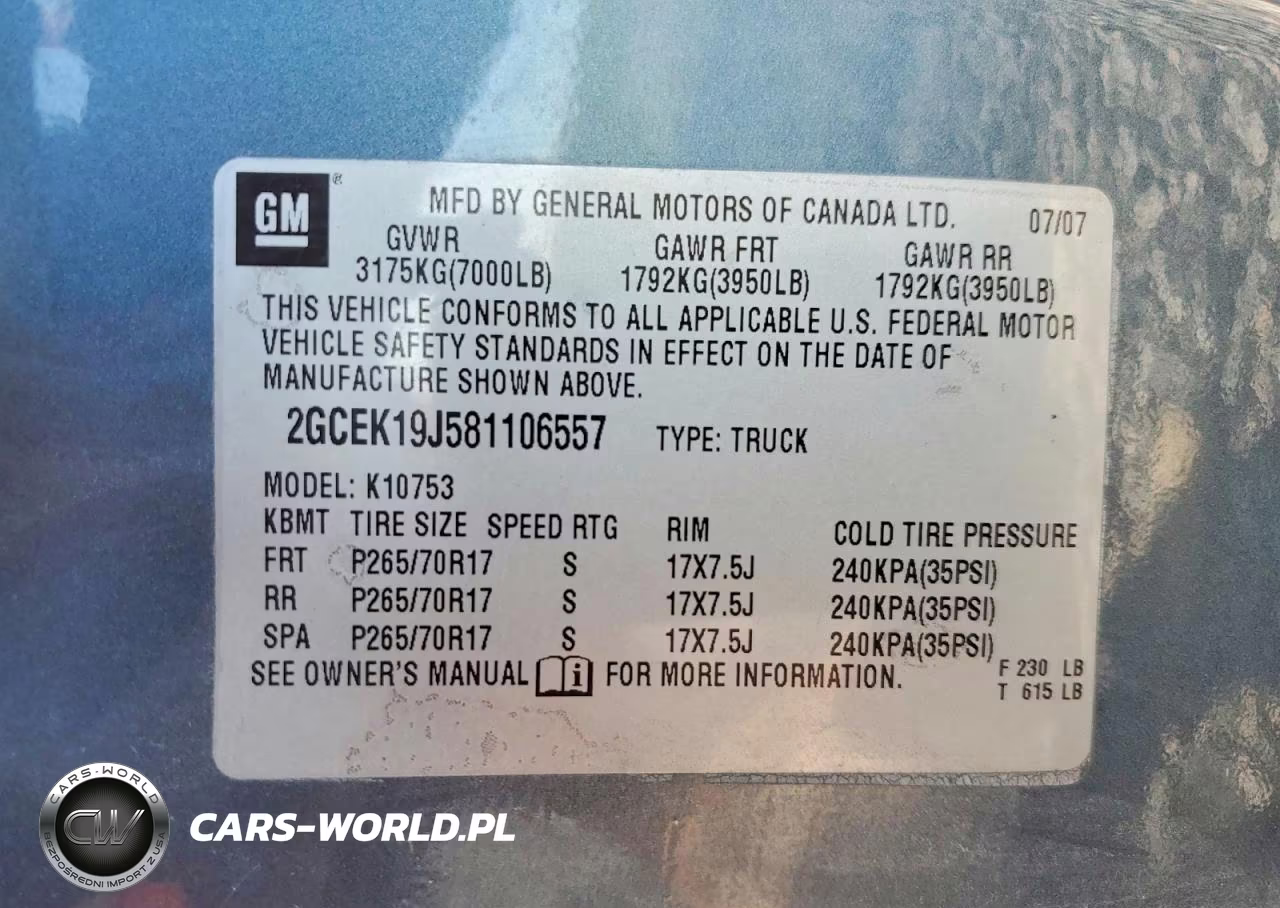 2008 Chevrolet Silverado K1500 VIN:2GCEK19J581106557 - 12