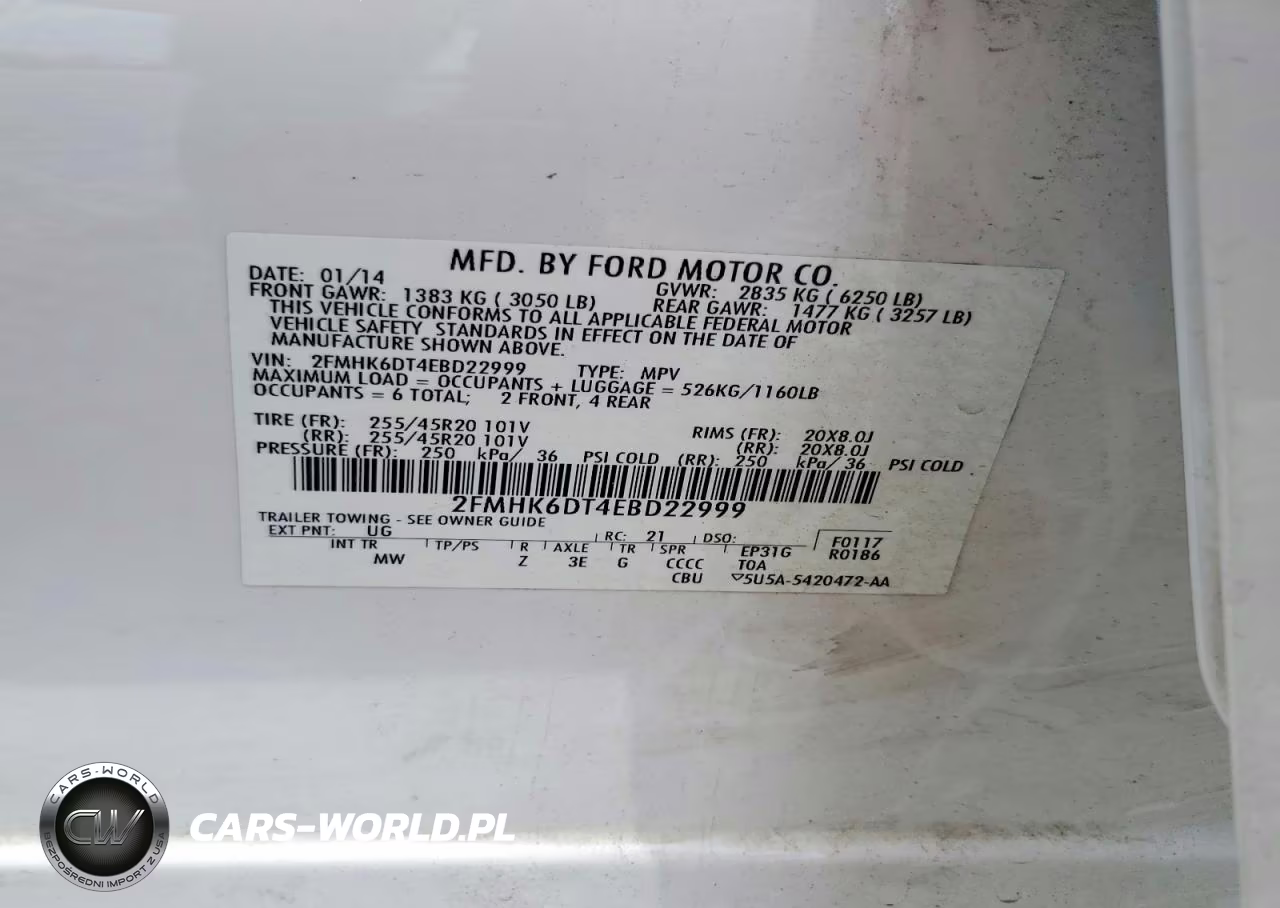 2014 Ford Flex Limited VIN:2FMHK6DT4EBD22999 - 13